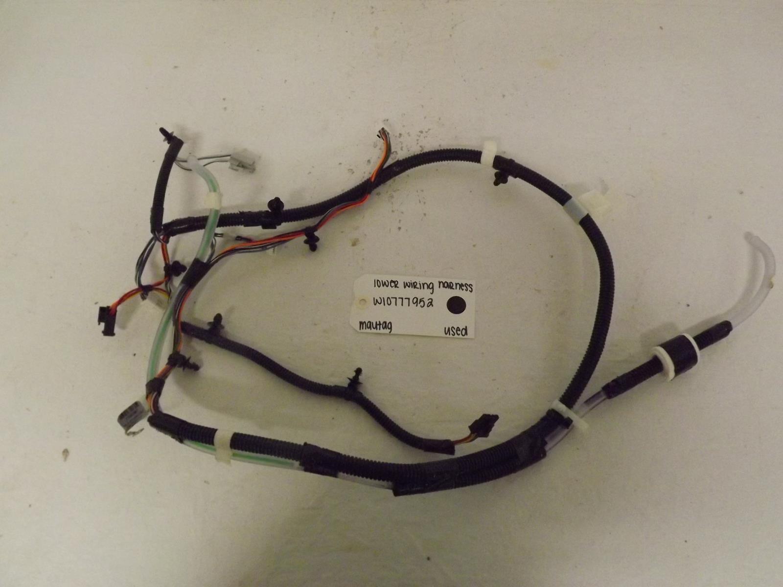 Maytag Washer W10777952 Lower Wiring Harness Used Maytag Washer W10777952 Lower Wiring Harness Used